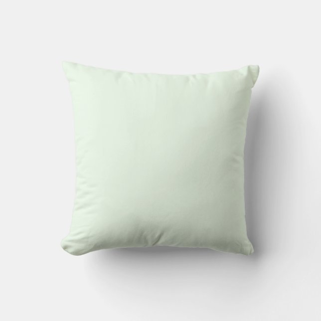 Coussin Honeydew Melon Green F0FFF0 Conception couleur sol (Recto)