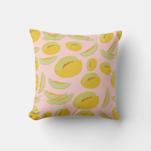 Coussin Honeydew Melons Motif de fruits (Recto)