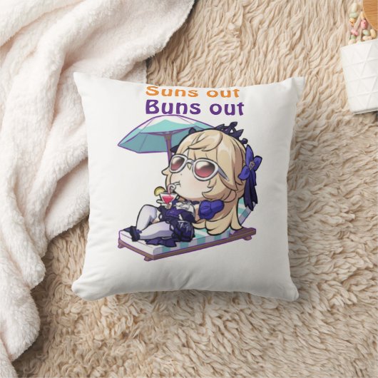 Coussin Honkai Star Rail, Soleil dehors, petits pains deho (Couverture)