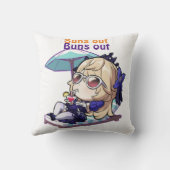 Coussin Honkai Star Rail, Soleil dehors, petits pains deho (Verso)