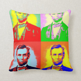Coussin honnête d'art de bruit d'Abe Lincoln