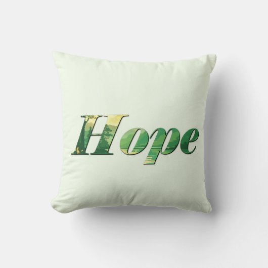 Coussin Hope. (Recto)
