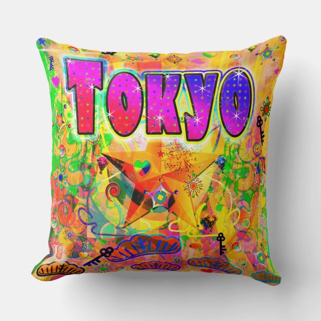 Coussin horaire Tokyo Epoch (Recto)