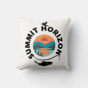 Coussin Horizon des sommets, atteindre de nouveaux sommets