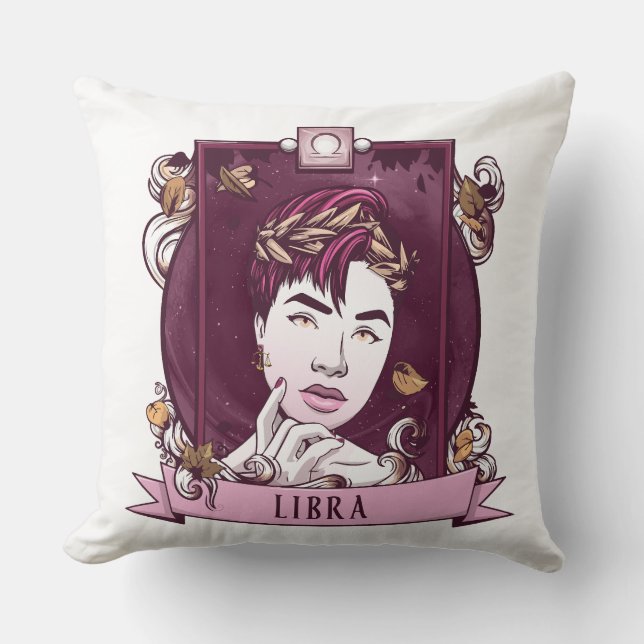 Coussin Horoscope - BALANCE (Recto)