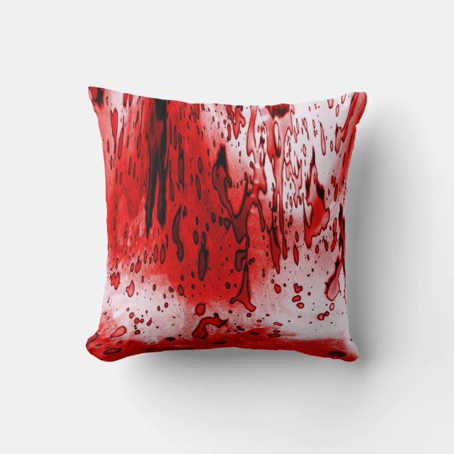 Coussin Horreur Sanglante Halloween sanglante (Recto)