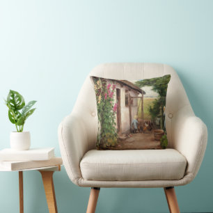 Coussin Hors de la ferme - H.A. Brendekilde