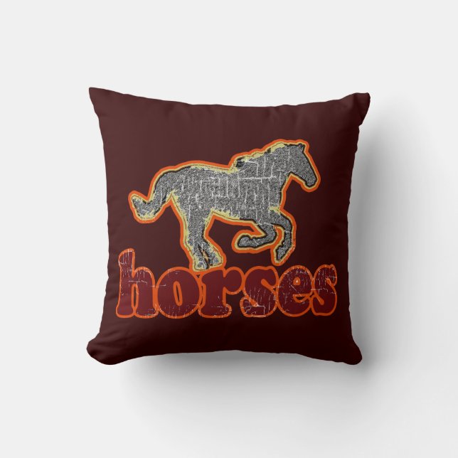 Coussin horses (Recto)