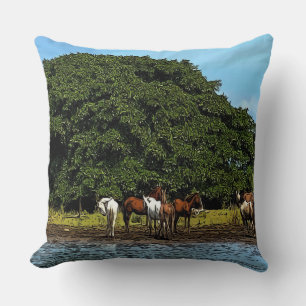 Coussin Horses by the Water