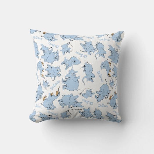 Coussin Horton Entend un Qui Modèle de Singe (Recto)