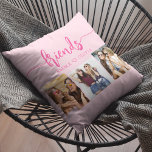 Coussin Hot Pink Friends 3 Photo Friendship Collage<br><div class="desc">Célébrez votre amitié avec Friends 3 Photo Friendship Collage Throw Pillow. Ce coussin personnalisé présente un collage magnifiquement arrangé de trois photos chères, capturant des moments spéciaux avec vos amis. Conçu à partir de matériaux de qualité, il apporte une touche de design et de sentimentalité à tout espace. Parfait pour...</div>