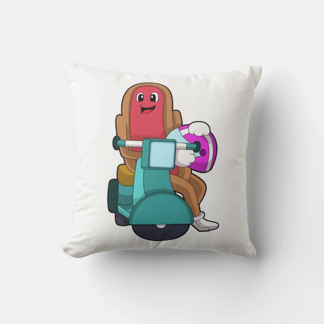 Coussin Hotdog en vélo avec Scooter.PNG (Recto)