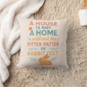 Coussin House pitter patter rabbit feet (Couverture)
