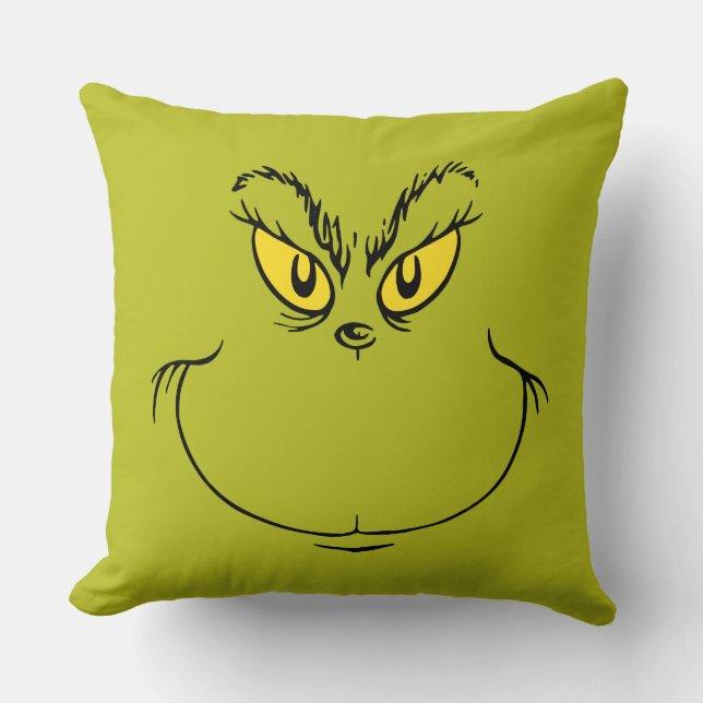 Coussin How the Grinch Stole Christmas Face (Recto)