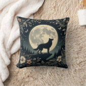 Coussin Howling Wolf Foliage (Couverture)