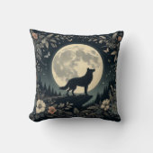 Coussin Howling Wolf Foliage (Recto)