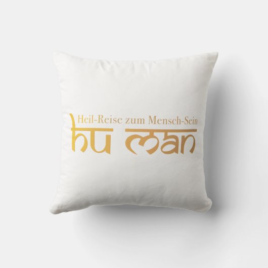 Coussin HU Man (Verso)