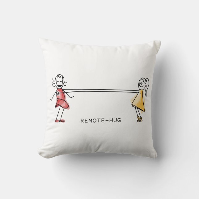 Coussin Hug à distance (Recto)