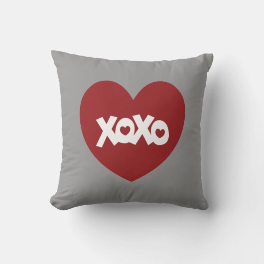 Coussin Hugs & Baisers Amour & Coeurs (Recto)