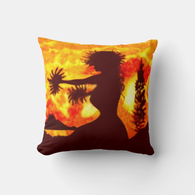 Coussin Hula Dancer  (Recto)
