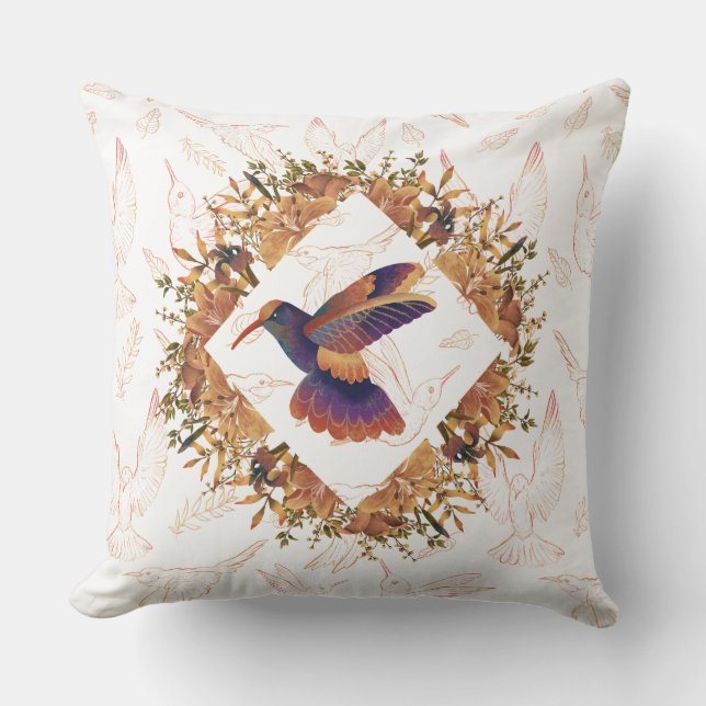 Coussin Humming Bird (Recto)