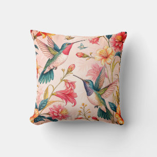 Coussin Humming Birds in Nature