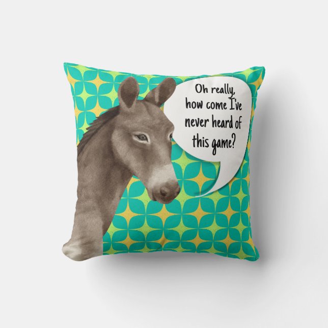 Coussin Humorous Greeting (Recto)