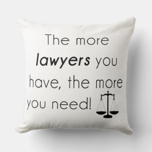 Coussin Humour d'avocat