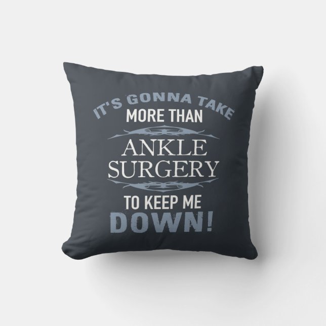 Coussin Humour de chirurgie Ankle (Recto)