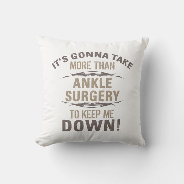 Coussin Humour de chirurgie Ankle (Recto)