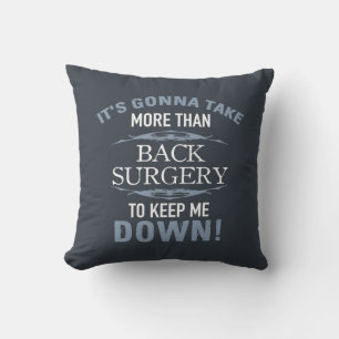 Coussin Humour de chirurgie de retour