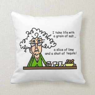 Coussin Humour de la vie et de tequila