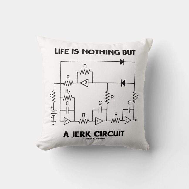 Coussin Humour de Life Is Nothing (Recto)