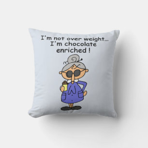 Coussin Humour enrichi par chocolat