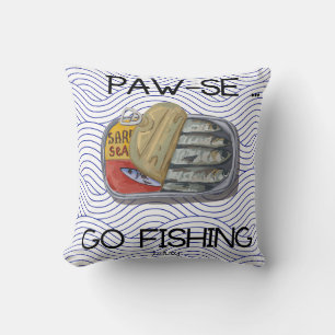 Coussin Humour nautique pour les amoureux des animaux
