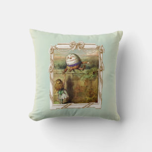 Coussin Humpty Dumpty et Alice