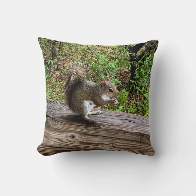 Coussin Hungry Squirrel (Recto)