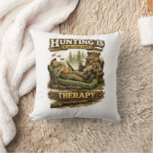 Coussin Hunting Is Cheaper Than Therapy (Couverture)