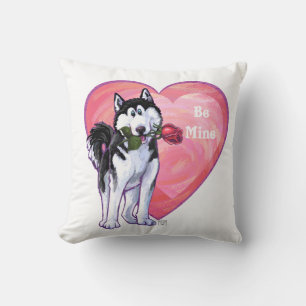 Coussin Husky Valentine's Day