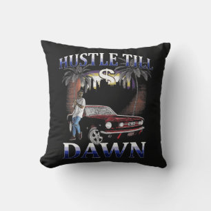 Coussin Hustle Till Dawn - Design urbain
