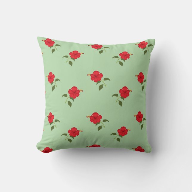 Coussin Hybiscus (Recto)
