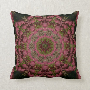 Coussin Hydrangea Mandala Mauve