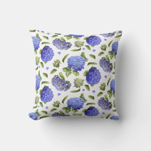 Coussin Hydrangeas Partout (Recto)