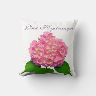 Coussin Hydrangée rose rose fleur rose