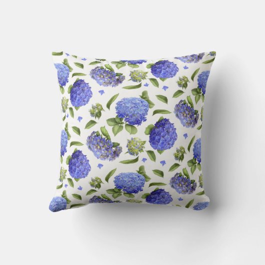 Coussin Hydrangées partout (Verso)