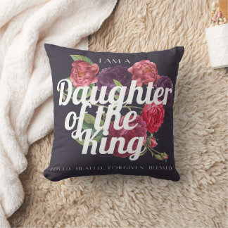 Coussin "I am a Daughter of the King" Pillow
