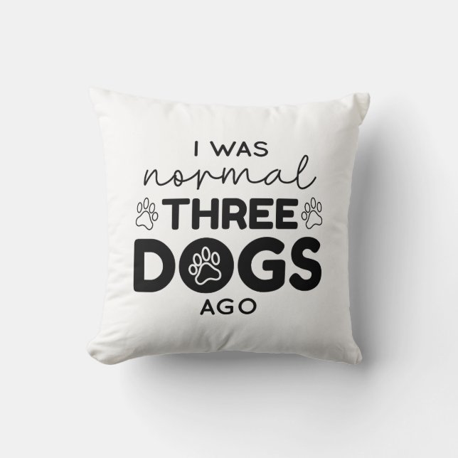 Coussin I Ce que Three Dogs (Recto)