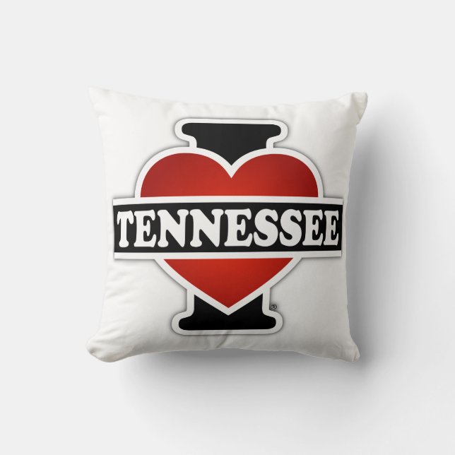 Coussin I coeur Tennessee (Recto)
