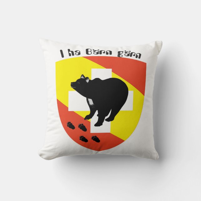 Coussin I ha Ours (Recto)