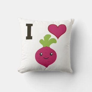 Coussin I Heart Beets